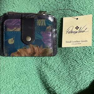 Patricia Nash Multicolor Floral Leather Card Wallet